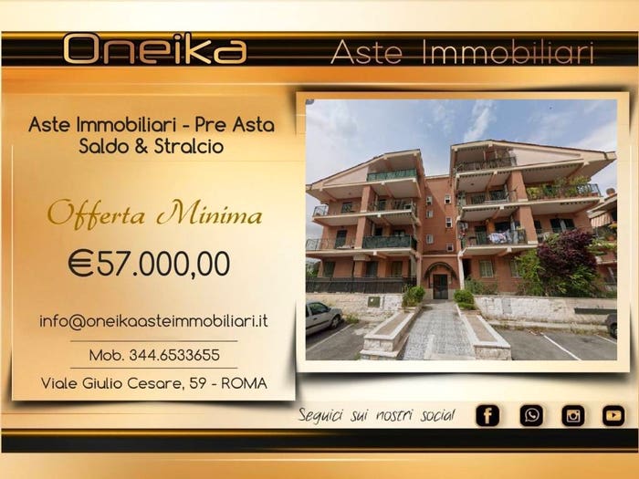 Appartamento bilocale in vendita in Via Montepagano, Castelverde, Roma