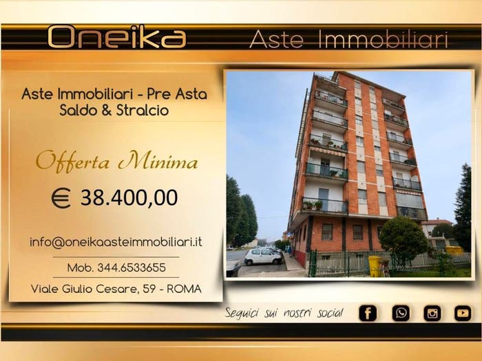 Appartamento trilocale in vendita in Via Circonvallazione, Mathi