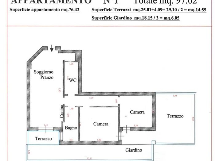 Appartamento trilocale in vendita in Villa Luciani, Montegranaro