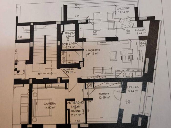 Appartamento trilocale in vendita in Carraia Torricelli, Empoli