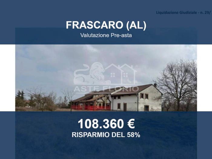 Casa con 6 locali in vendita in Via Casarogna A e B, Centro, Frascaro
