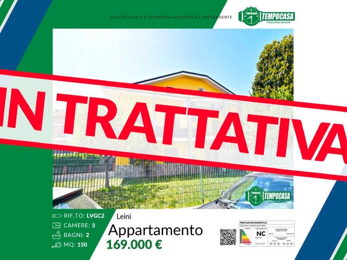 Appartamento con 5 locali in vendita in Via Generale Carlo Alberto Dalla Chiesa, Centro, Leinì