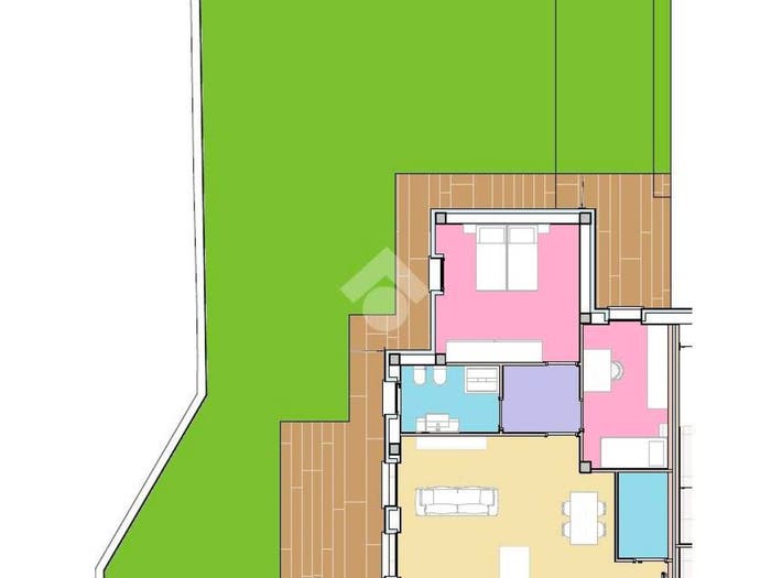 Appartamento trilocale in vendita in In zona centrale, Beccacivetta Azzano, Castel d'Azzano
