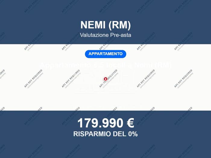 Appartamento bilocale in vendita in Via Nemorense, Nemi