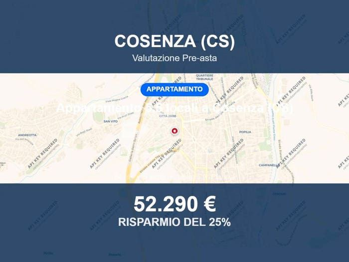 Appartamento con 5 locali in vendita in Via Bernardino Bernaudo, Panebianco Stadio Città Acquedotto, Cosenza
