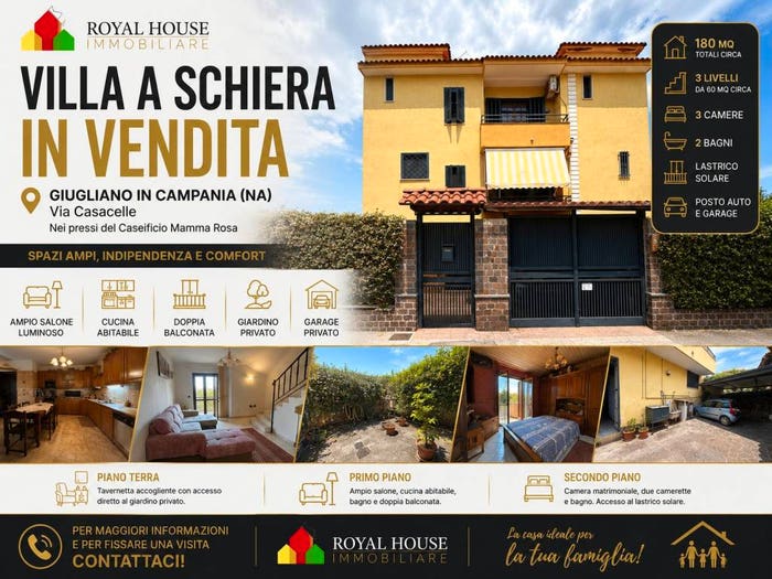 Casa con 6 locali in vendita in Via Casacelle, Casacelle Arco Sant'Antonio, Giugliano in Campania