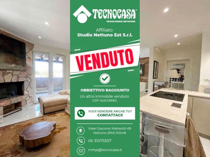 Casa trilocale in vendita in Via Teramo, Ponserico Cretarossa, Nettuno
