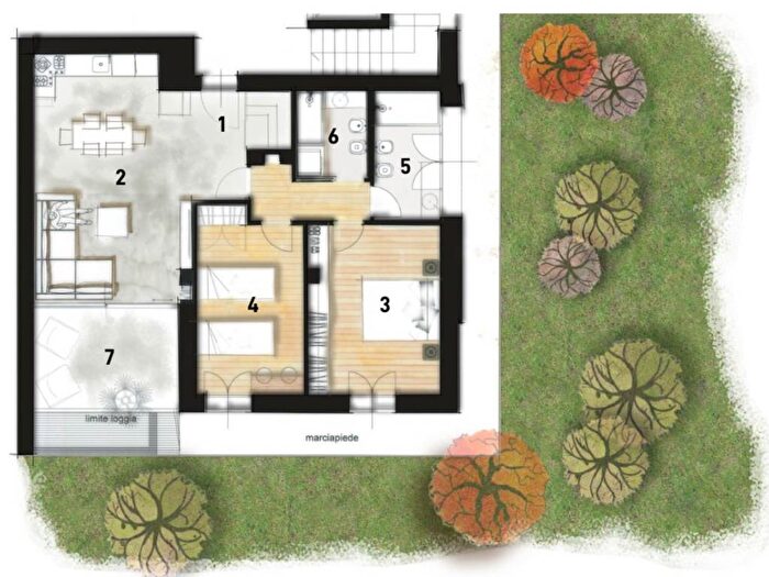 Appartamento trilocale in vendita in Zelarino, Venezia