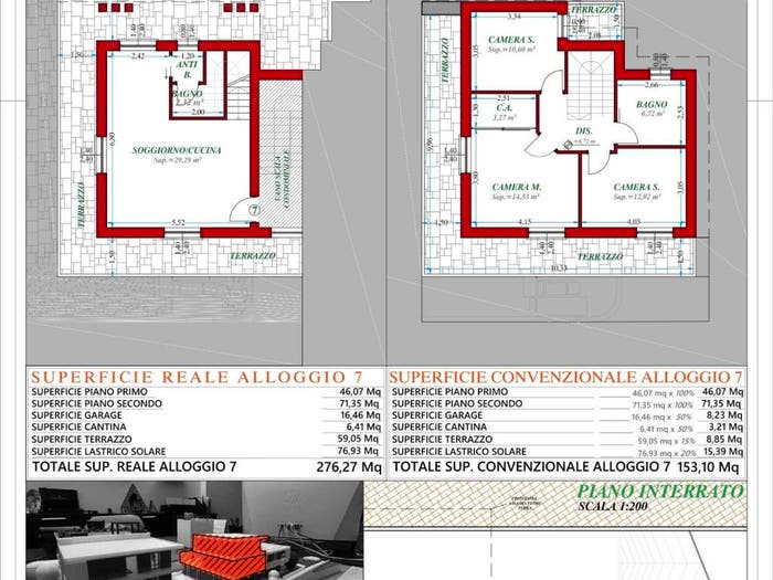 Appartamento quadrilocale in vendita in Centro, Montale