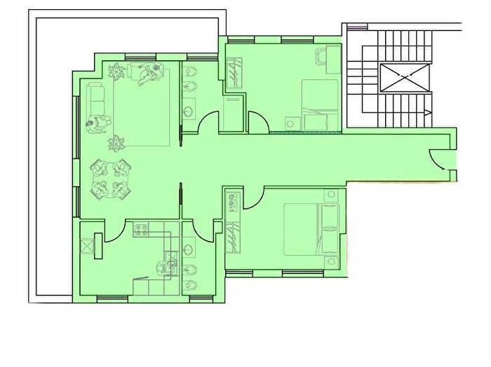 Appartamento trilocale in vendita in Via XX Settembre, Sonnino, Cagliari