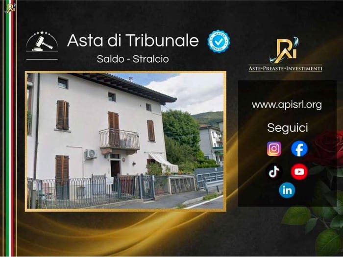 Appartamento bilocale in vendita in Via Guglielmo Marconi, Brinzio