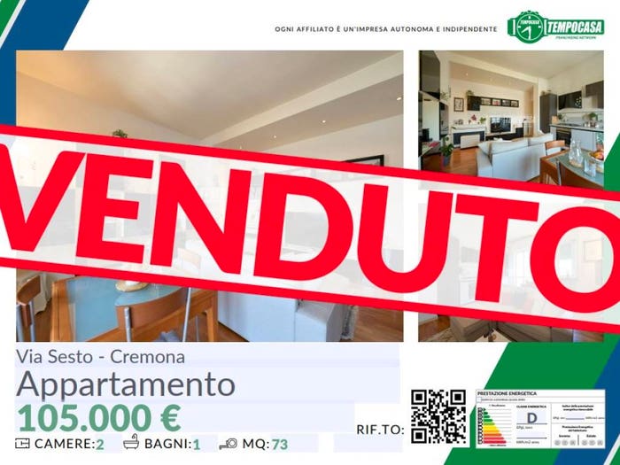 Appartamento trilocale in vendita in Via Sesto, Sant'Ambrogio, Cremona