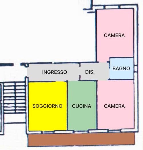 Appartamento trilocale in vendita in via cimarosa, Centro, Pioltello