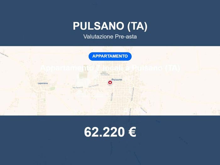 Appartamento con 6 locali in vendita in Via Conte di Torino, Centro, Pulsano