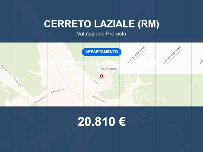 Appartamento trilocale in vendita in VIA COSTA SOLE, Cerreto Laziale