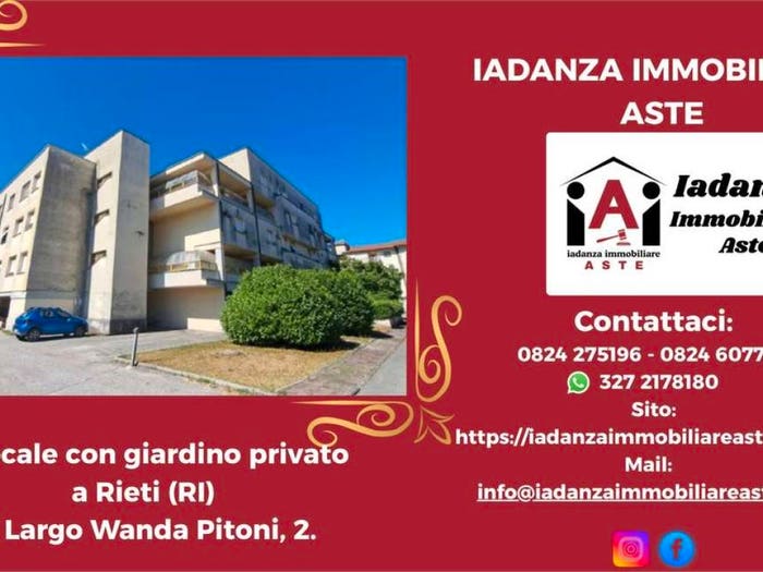 Appartamento trilocale in vendita in Largo Wanda Pitoni, Rieti