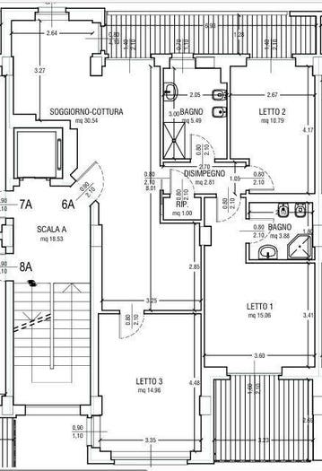 Appartamento quadrilocale in vendita in Via Padre Eugenio Barsanti, Ospedaletto, Pisa