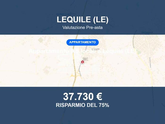 Appartamento trilocale in vendita in Via Refise, Lequile
