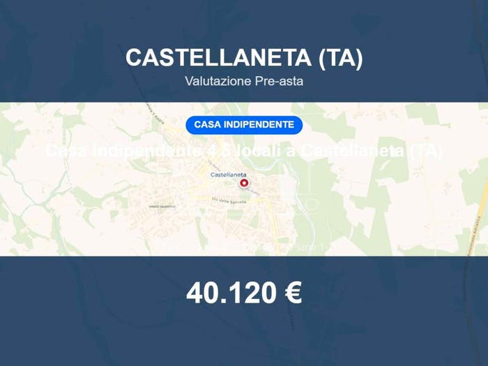 Casa quadrilocale in vendita in Via La Marina, Centro, Castellaneta