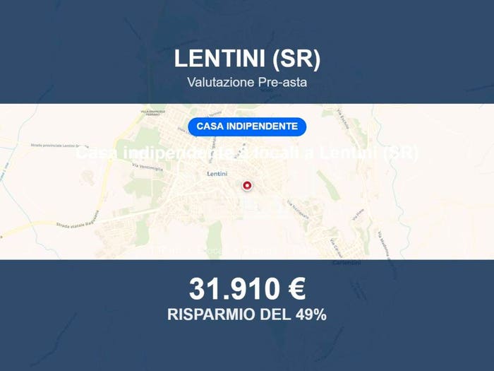 Casa con 6 locali in vendita in Via Cuneo, Lentini