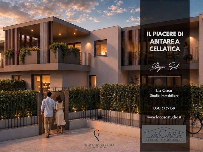 Appartamento trilocale in vendita in Via Caporalino snc, Centro, Cellatica