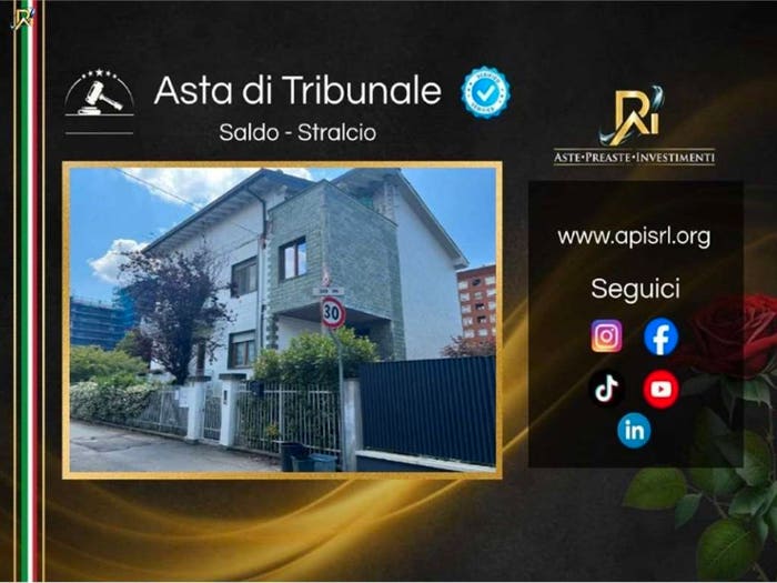 Appartamento quadrilocale in vendita in Via vincenzo bellini, Centro, Bollate