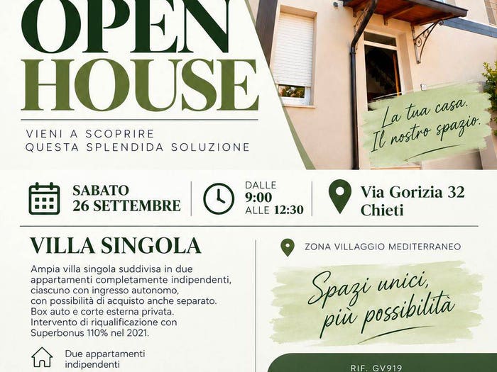 Casa con 6 locali in vendita in Via Gorizia, Chieti Scalo, Chieti