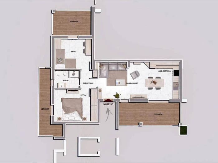 Appartamento trilocale in vendita in Carbia, Mercede Calabona, Alghero