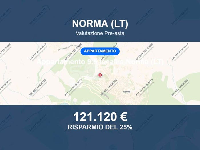 Appartamento con 5 locali in vendita in Circonvallazione Antica Norba, Norma