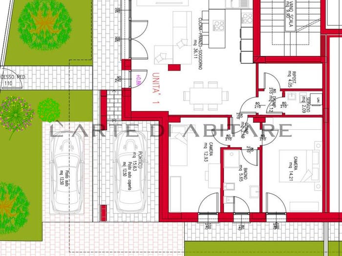 Appartamento quadrilocale in vendita in Via Cristoforo Colombo, Centro, Casalserugo