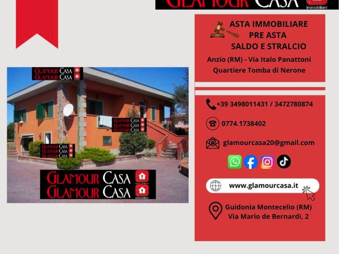 Casa trilocale in vendita in Via Caporetto, Falasche Armellino, Anzio
