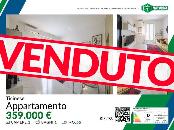 Appartamento bilocale in vendita in Viale Col di Lana, Corso San Gottardo, Milano