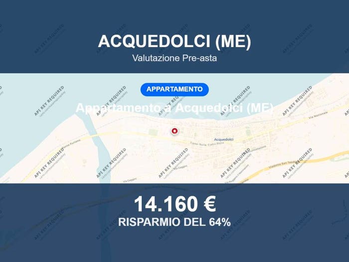 Appartamento bilocale in vendita in Via Etnea snc, Acquedolci