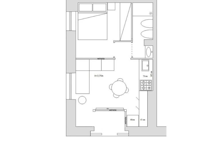 Appartamento bilocale in vendita in Via dei Savorelli, Gregorio VII Piccolomini, Roma
