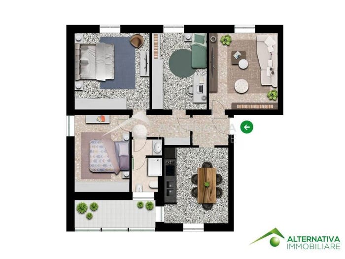 Appartamento quadrilocale in vendita in Via Risorgimento, Santa Maria, Pisa