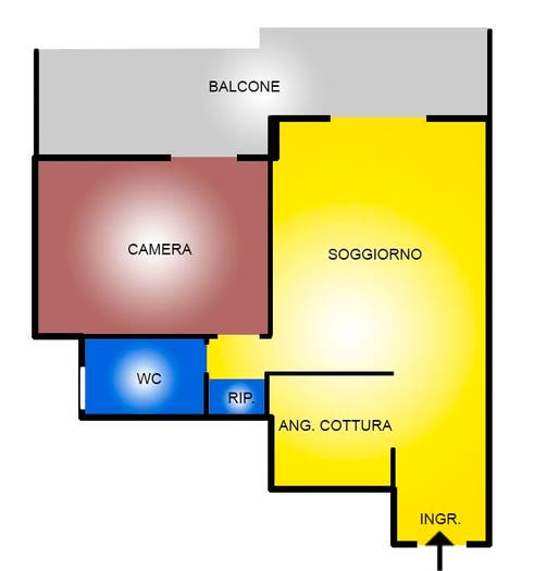 Appartamento bilocale in vendita in Via Mario Pelagalli, Centro, Cerveteri