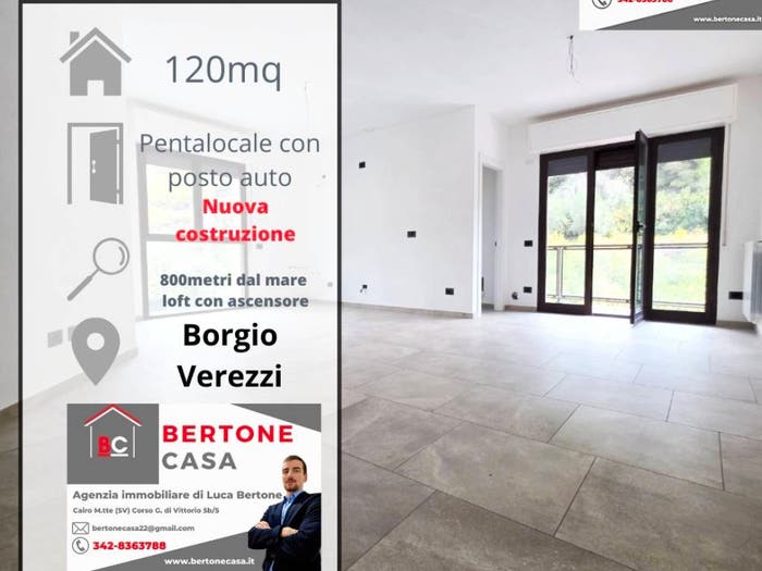 Appartamento con 5 locali in vendita in Via Valle, Borgio, Borgio Verezzi
