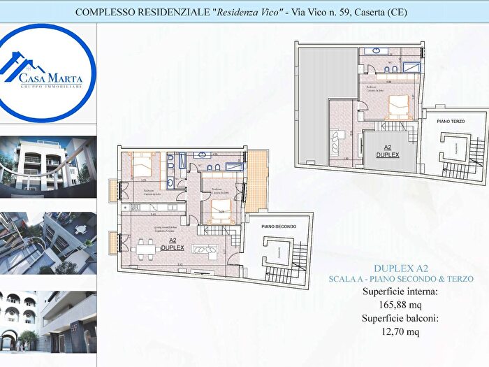 Appartamento quadrilocale in vendita in Via Gian Battista Vico, Caserta