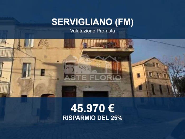 Appartamento monolocale in vendita in località Curetta, Centro, Servigliano