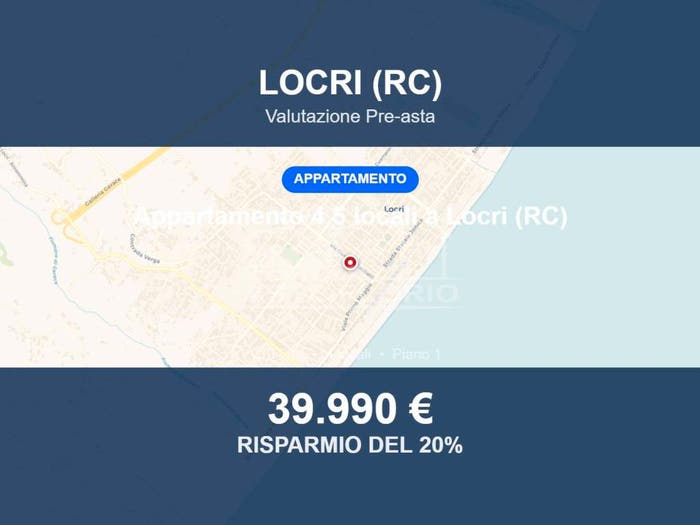 Appartamento quadrilocale in vendita in Via Palermo, Locri