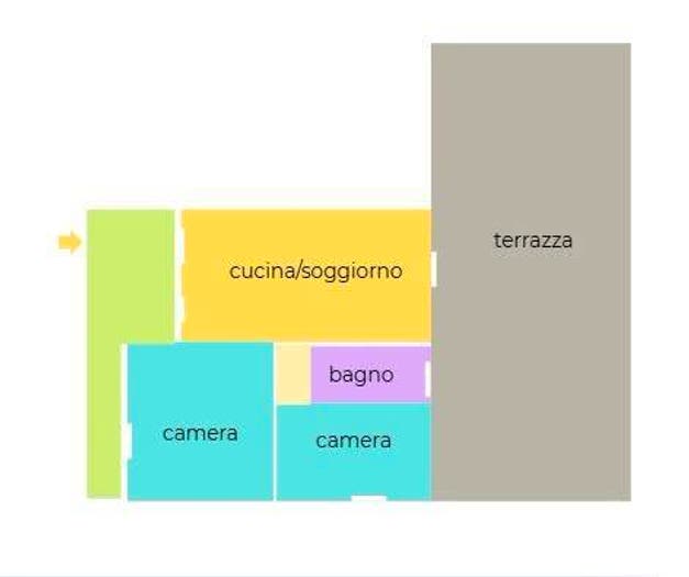 Appartamento trilocale in vendita in Via Montanara, Cecina Centro, Cecina