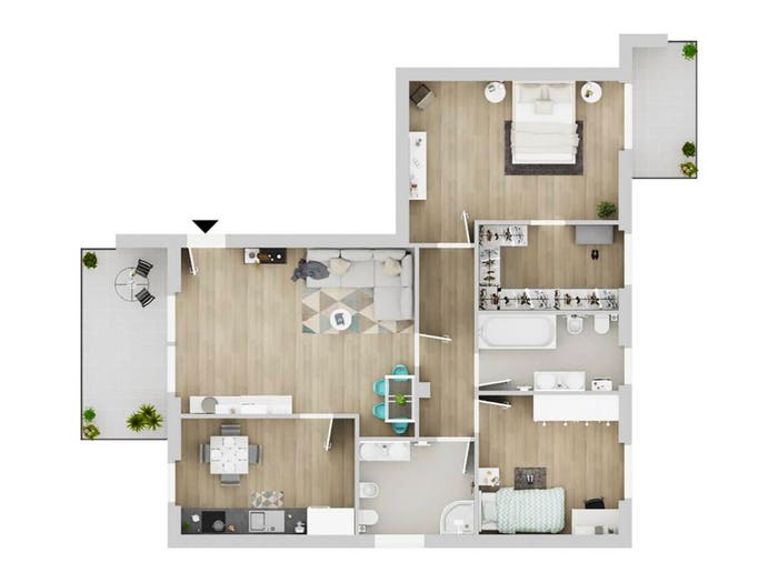 Appartamento trilocale in vendita in Via Giuseppe Verdi, Centro, Robecco sul Naviglio
