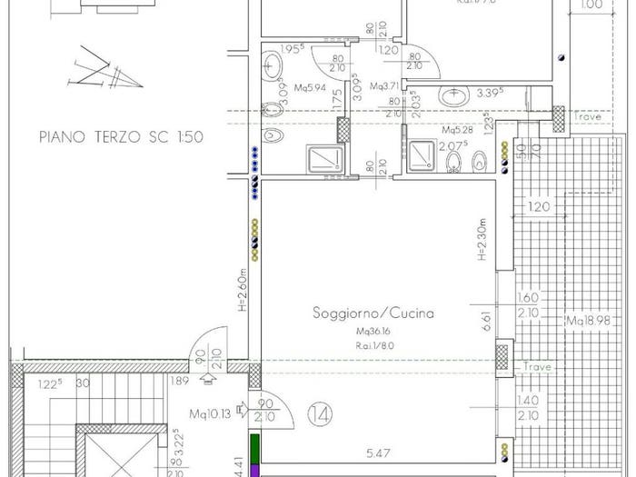 Appartamento quadrilocale in vendita in VIA MAZZINI, Via Monza, Lissone