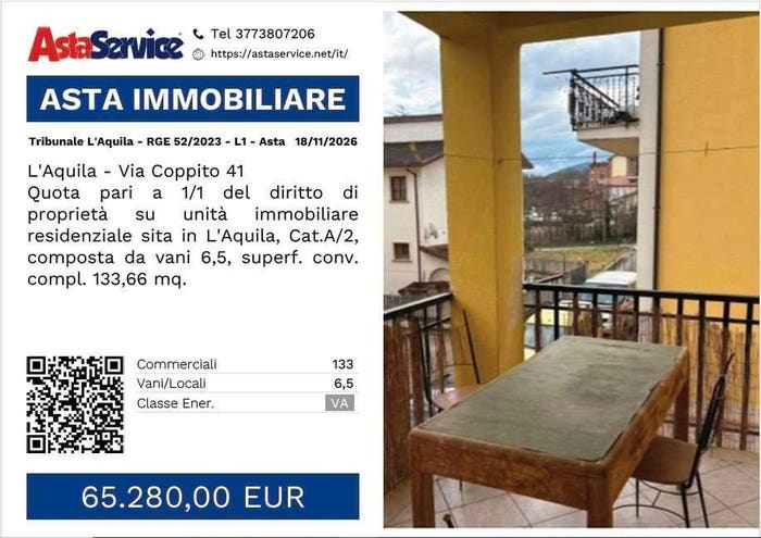 Appartamento con 6 locali in vendita in Via Coppito, Duomo Fontana Luminosa, L'Aquila