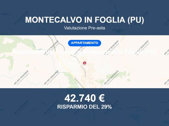 Appartamento bilocale in vendita in Via Leopardi, Cà Gallo, Montecalvo in Foglia