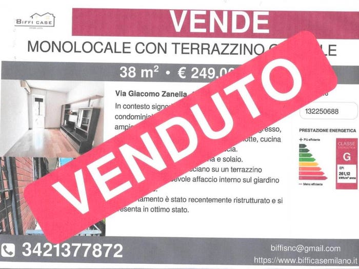 Appartamento monolocale in vendita in Via Giacomo Zanella, Argonne Corsica, Milano