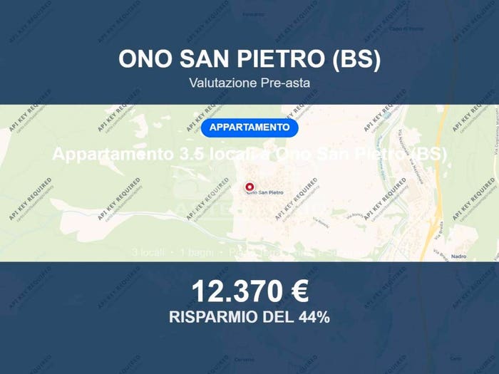 Appartamento trilocale in vendita in Via Zeva, Centro, Ono San Pietro