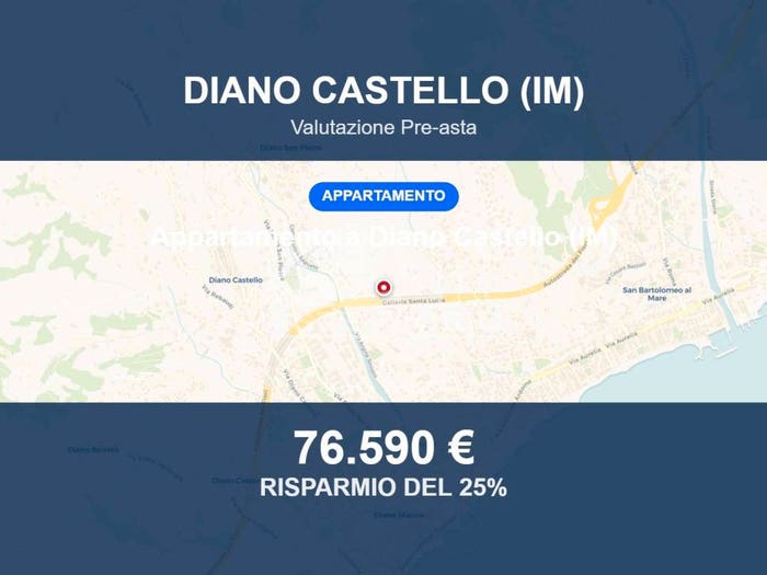 Appartamento trilocale in vendita in Via Case Sparse, Diano Castello