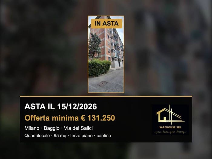 Appartamento quadrilocale in vendita in Via dei Salici, Quartiere Olmi, Milano