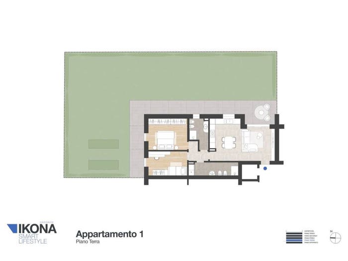 Appartamento trilocale in vendita in Borgo Roma, Verona